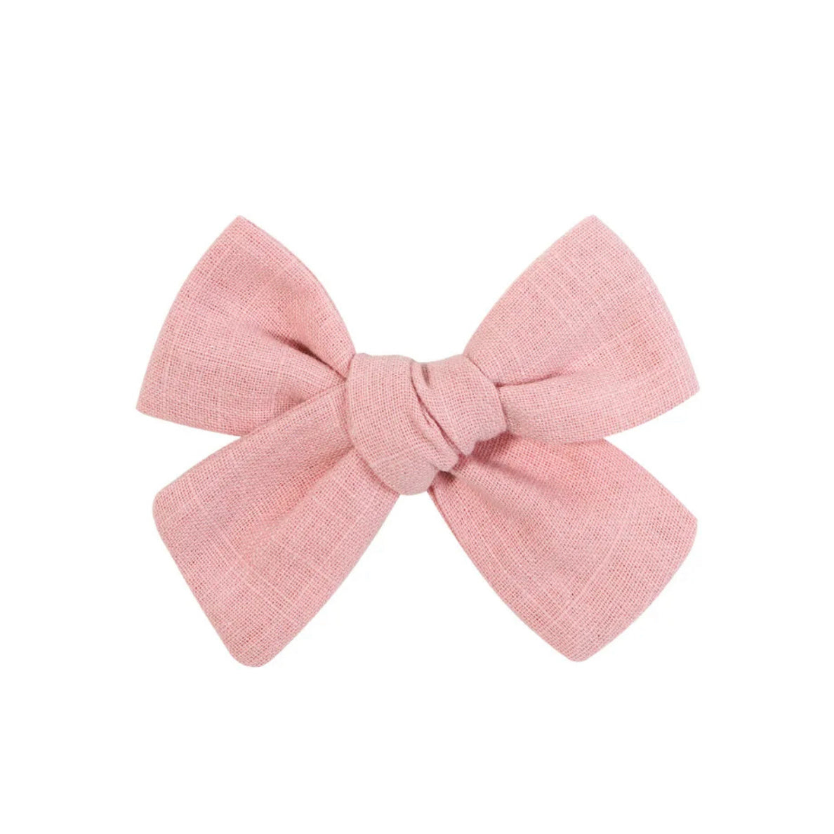 Baby Hair Clip Bow - Dusty Pink