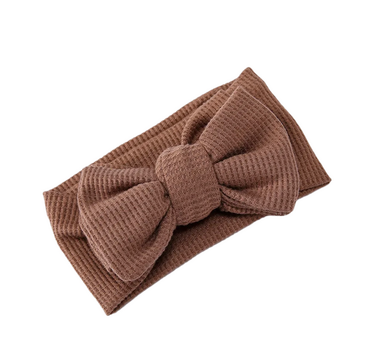 Baby Turban Wrap Headband - Brown