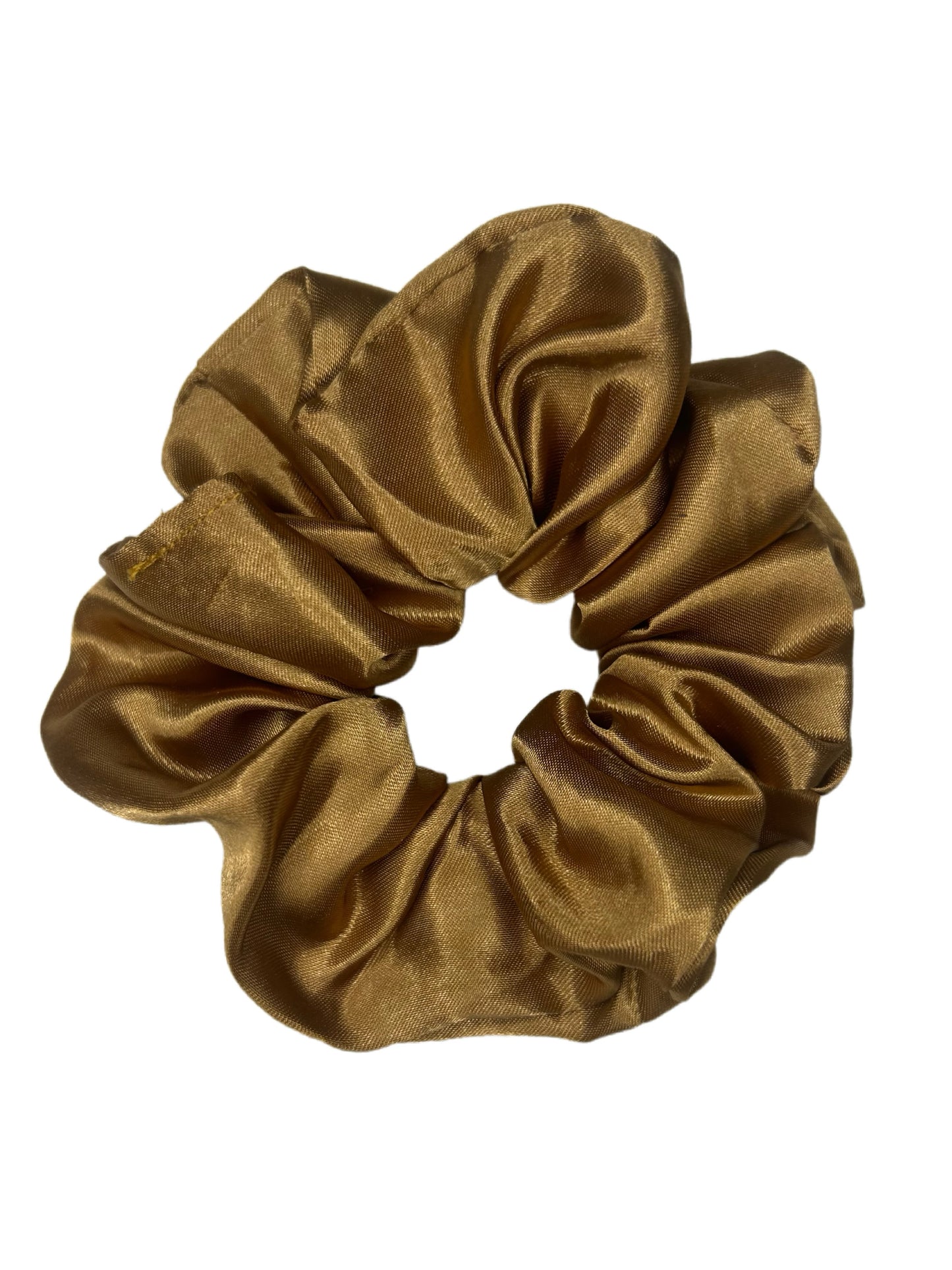 Caramel Satin Scrunchie