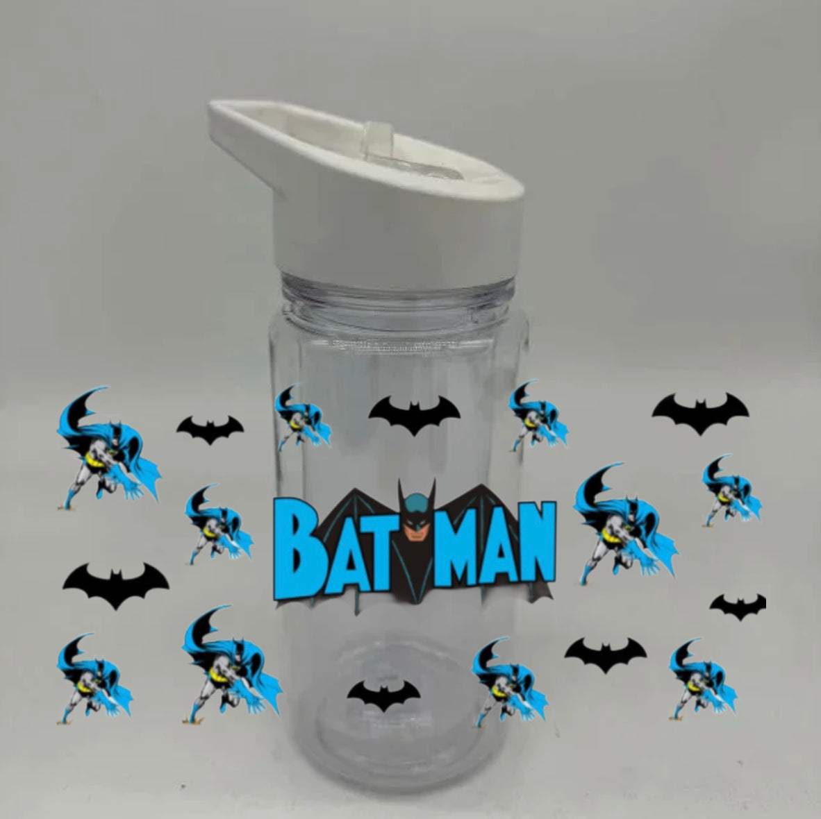 Bat Man Kids Water Bottle (Pre Order)